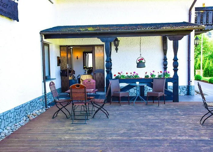 Hotel Bergwiesen - Zimmer mit Balkon oder Terasse Lohr